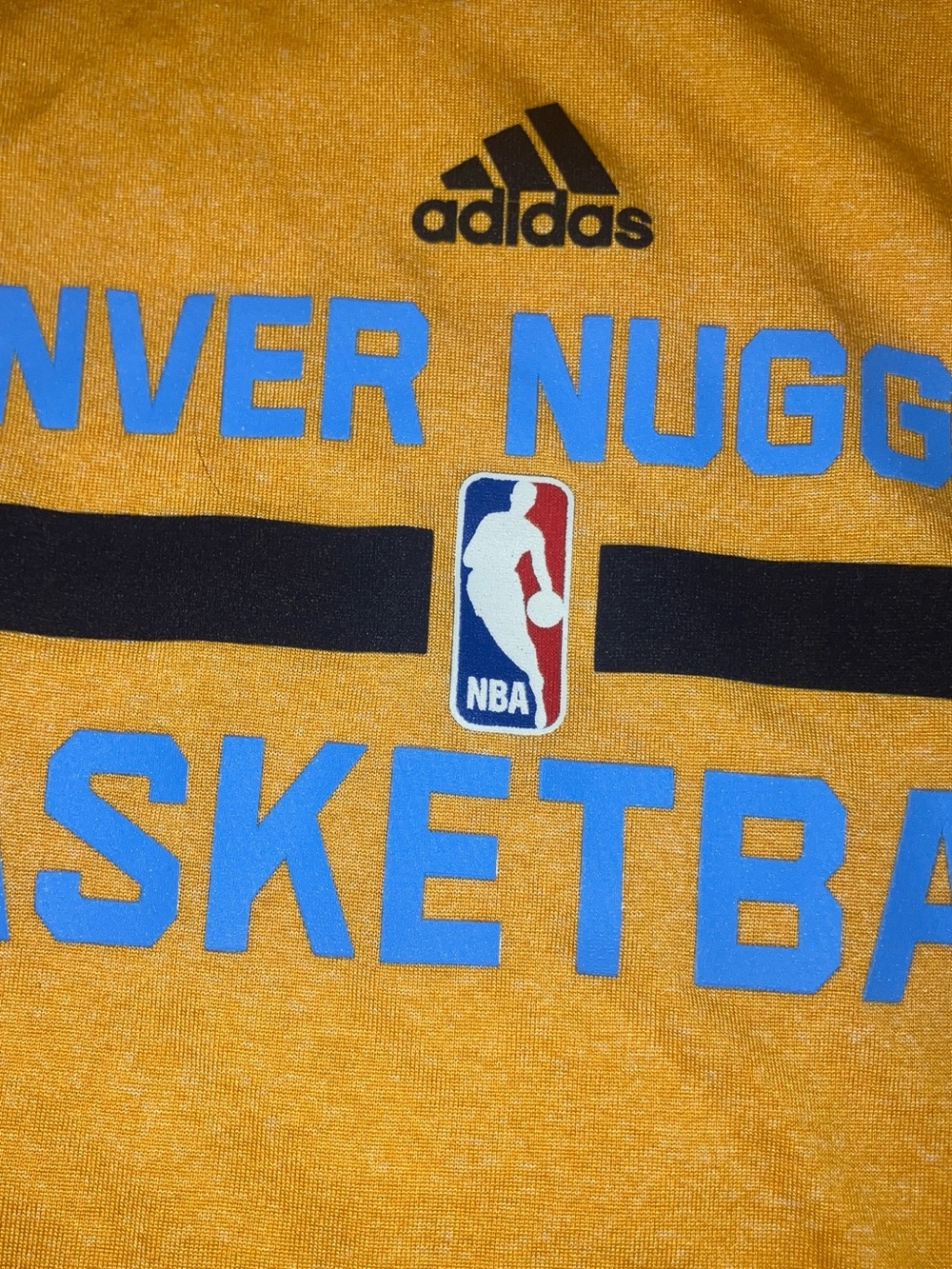 Adidas NBA Denver Nuggets men’s L , Long sleeve